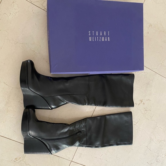 Brand new never been worn original Stuart Weitzman, Molten 2 boots wedge boot. - Picture 4 of 11